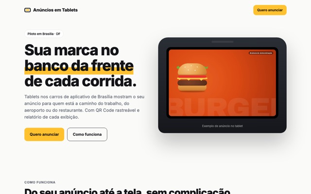 Anúncios em Tablets